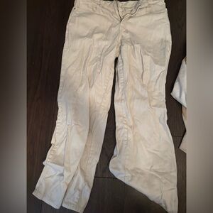 Cream jeans